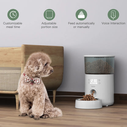 Automatic Pet Feeder With Voice Record