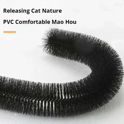 Cat Toy Arch Self Groom Feline with A Massage Brush
