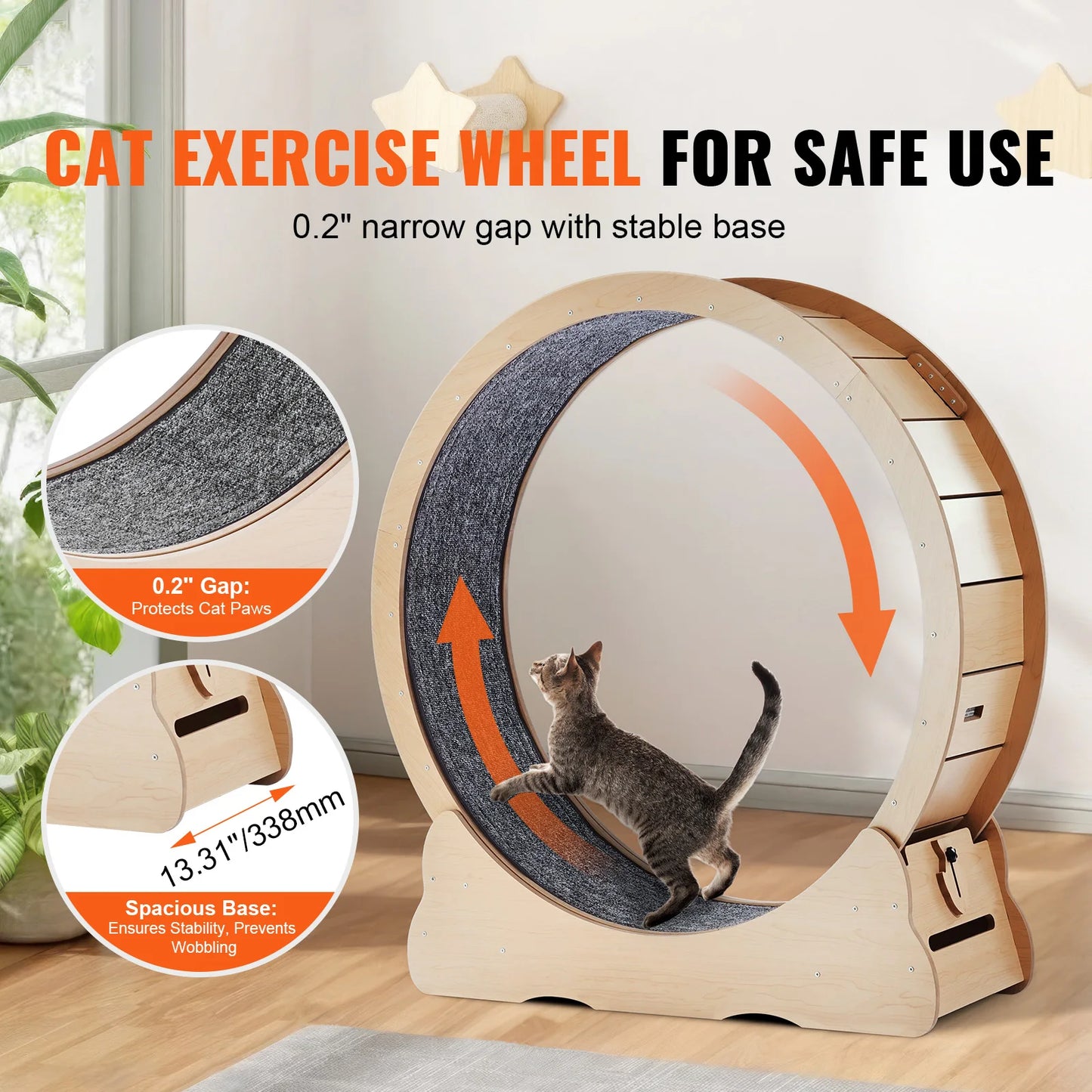 Wooden Cat Exercise Whee