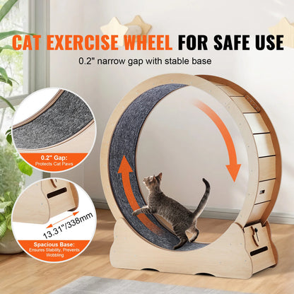 Wooden Cat Exercise Whee