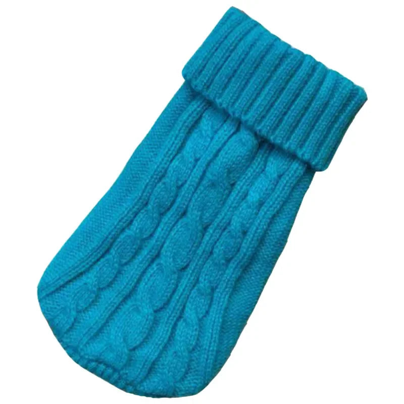 Knitted Dog Winter Sweater – Warm Soft Pet Pullover for Small & Medium Dogs