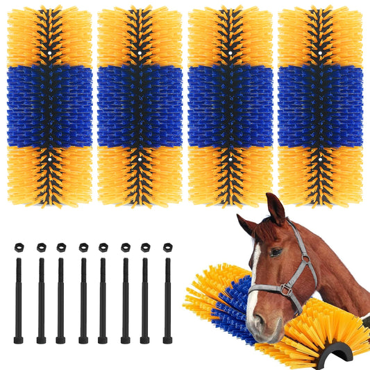 Livestock Scratch Brushes, Full Massage Grooming Brush Kit,