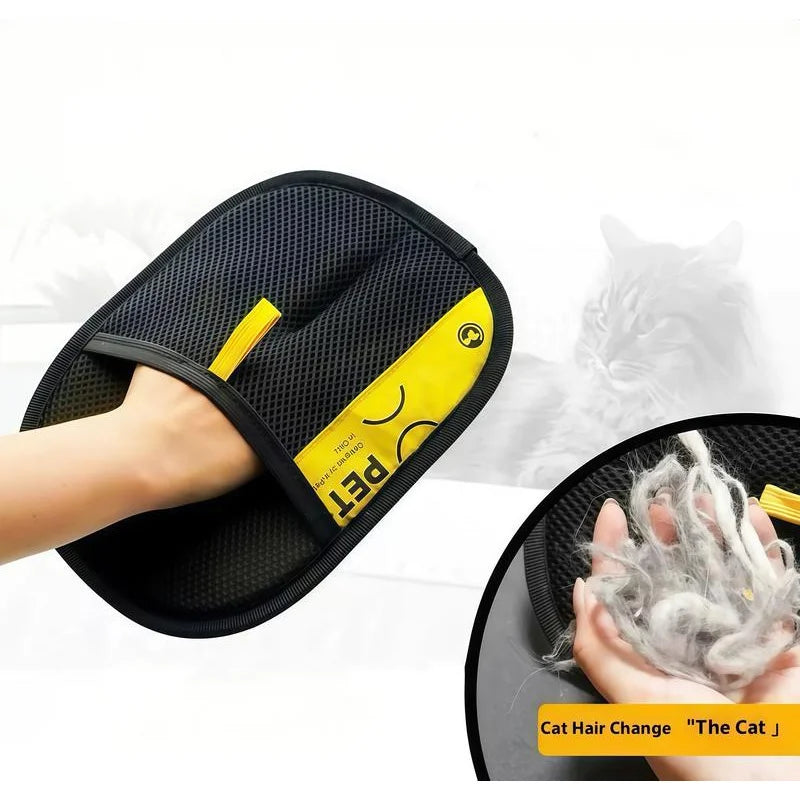 Pet Hair Remover Gloves Electrostatic for Cats Dogs, Reusable Washable