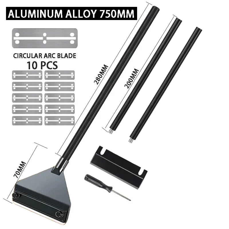 Aquarium Algae Remover Aluminum Alloy Stainless Steel Scraper Blade