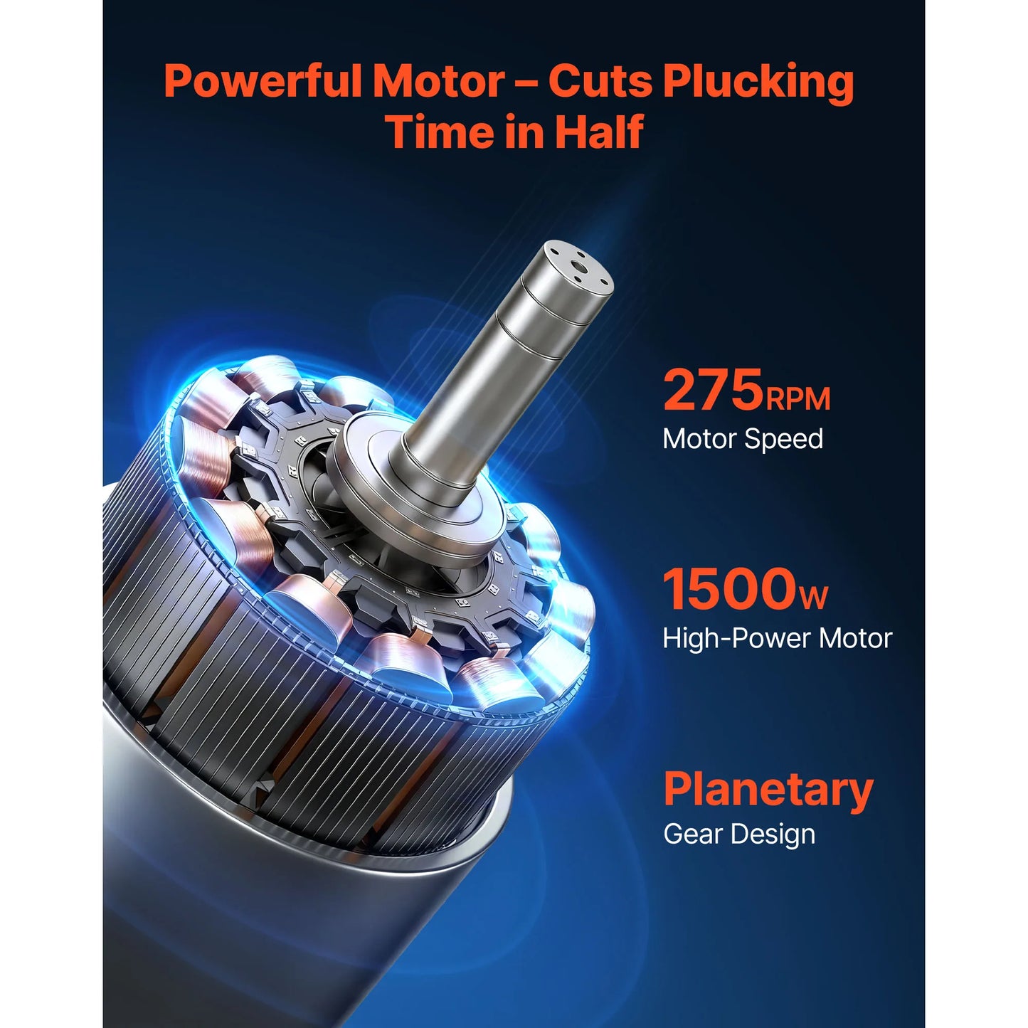 Chicken Plucker Machine 19.7/22.5 in Drum