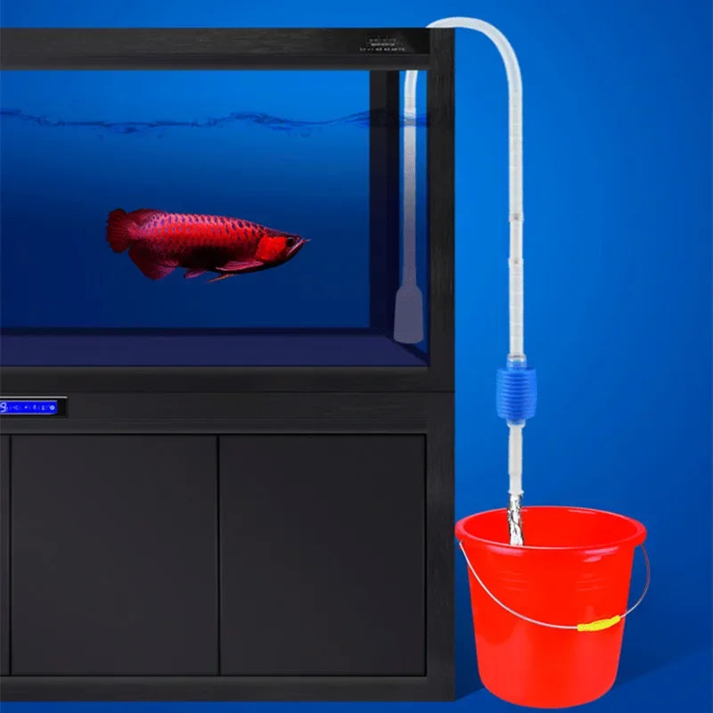 Aquarium Siphon Fish Tank Vacuum Cleaner  Filter Tools 1.4m