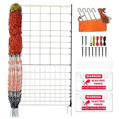 Portable Electric Poultry Netting fence 59”H x 98.5’L -