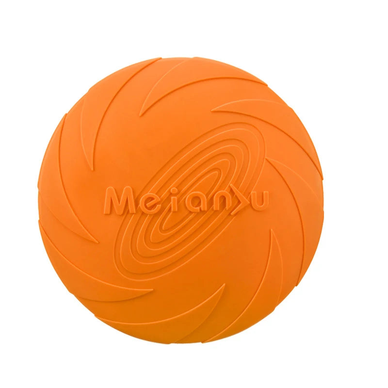 Dog Flying Disc & Chew Toy – Multicolor Durable Play Disc