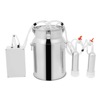 Electric Milking Machine for Cows Goats Stainless Steel