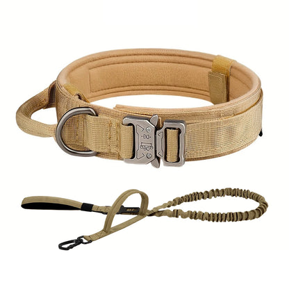 Adjustable Tactical Dog Collar And Leash Set