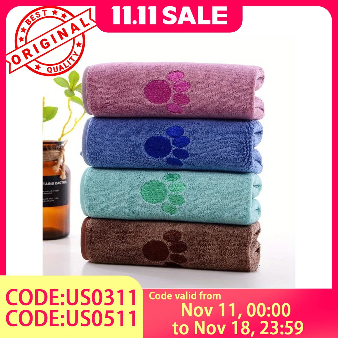 Microfiber Pet Absorbent Towels for Pet Bathing