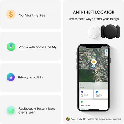 GPS Tracker,No Subscription, Real-Time Monitoring