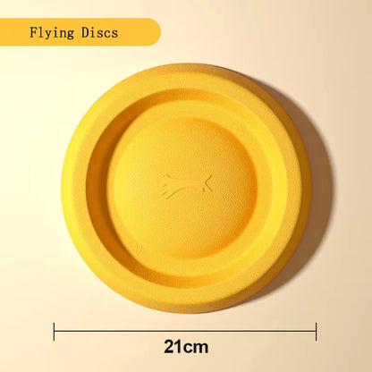 EVA Durable Dog Toys 4 Pack  Flying Disc + Ball + Tug Rope