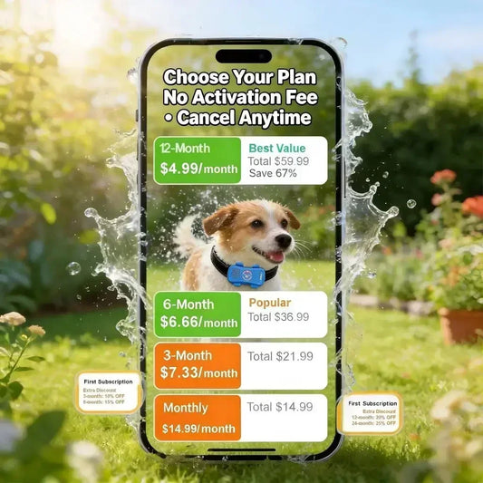 4G GPS Pet Tracker – Built‑In SIM, Real‑Time Location & WiFi Tracking (Plan Required)