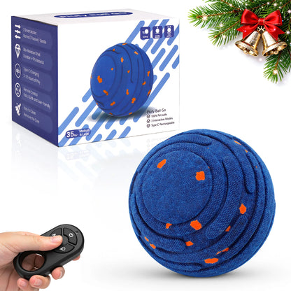 Smart Interactive Dog Toy, Indestructible for Aggressive Chewers, Rechargeable
