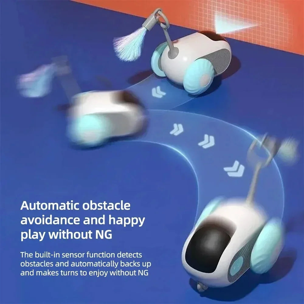 Automatic Rolling Remote Control Toy Car Interactive Cats