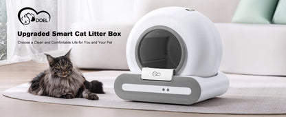 Self-Cleaning Cat Litter Box App Control, ONLY Supports 2.4G WiFi
