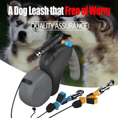 Walk 2 Dogs Retractable Leash