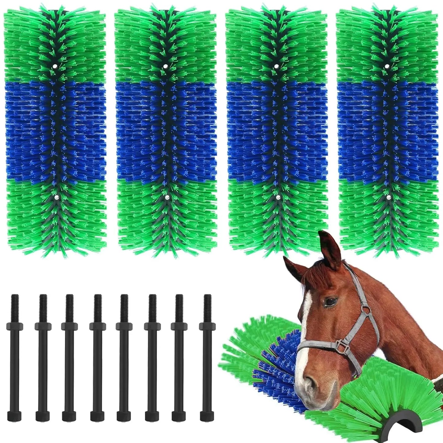 Livestock Scratch Brushes, Full Massage Grooming Brush Kit,