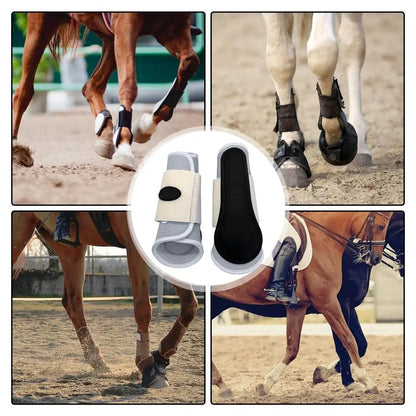 1 Pair Horse Fly Leg Boots Breathable