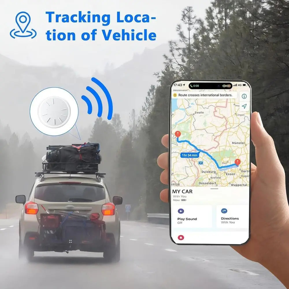 GPS Tracker,No Subscription, Real-Time Monitoring