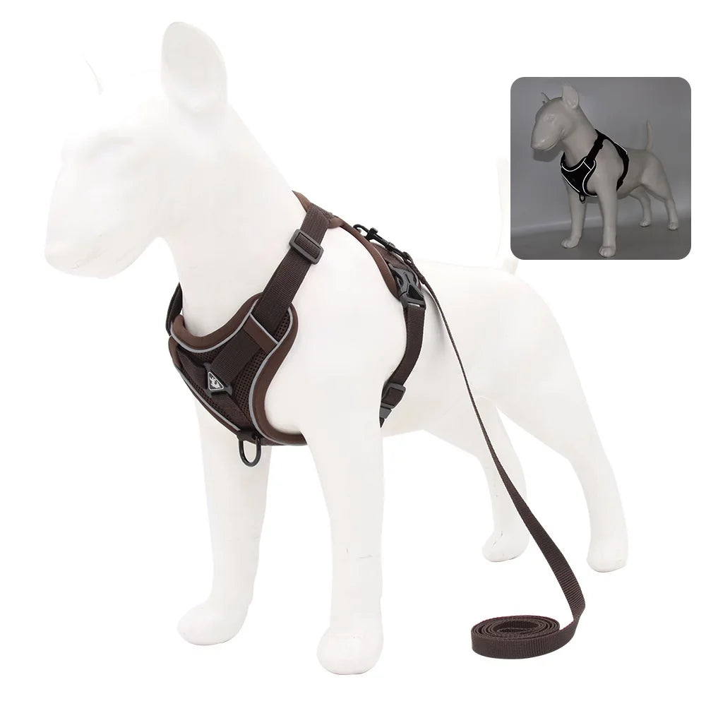 Harness and Leash Set For Small Dog French Bulldog Pug Pitbull Puppy