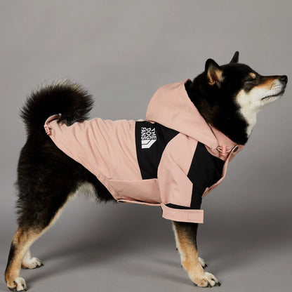 Dog Raincoat For Small Big Dogs Wind Coat Windbreaker Hoodie