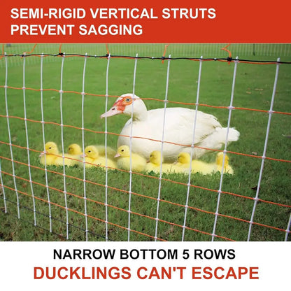 Portable Electric Poultry Netting fence 59”H x 98.5’L -