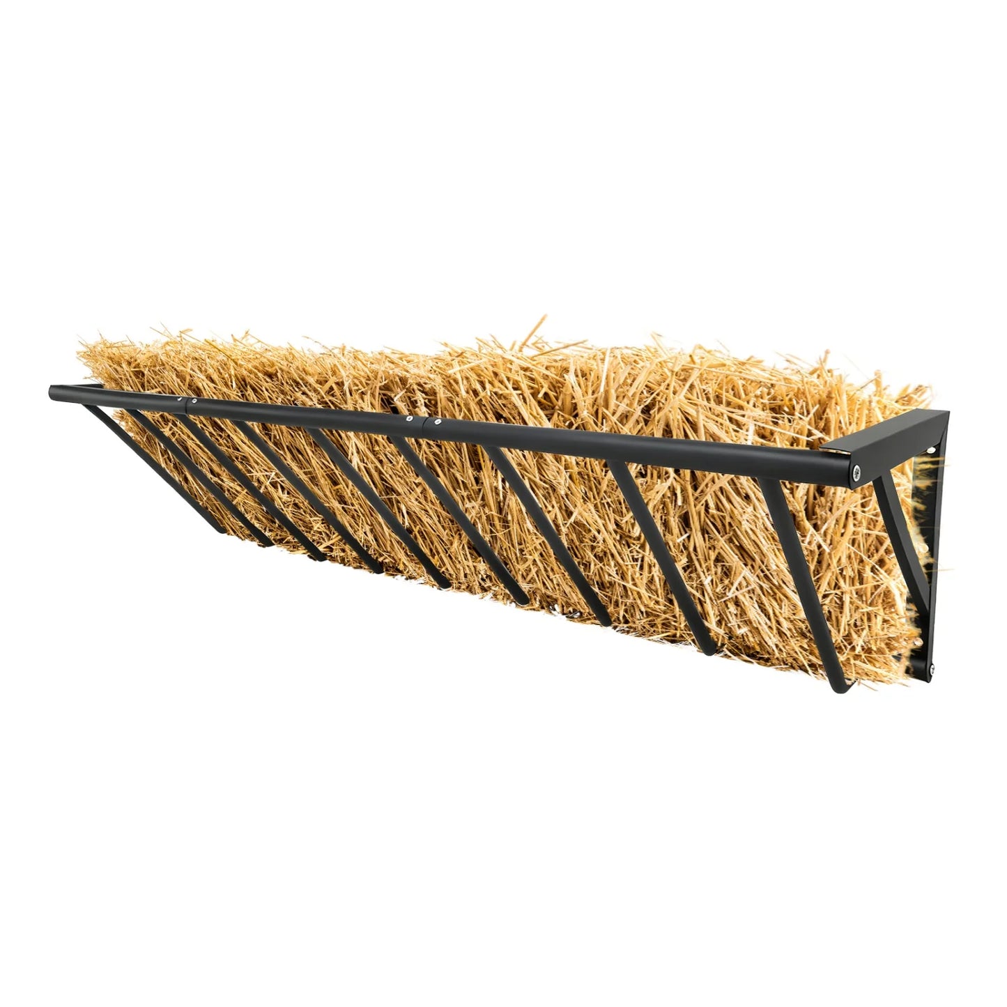Wall Mount Hay Feeder Rack, Heavy Duty Carbon Steel Hay Holder