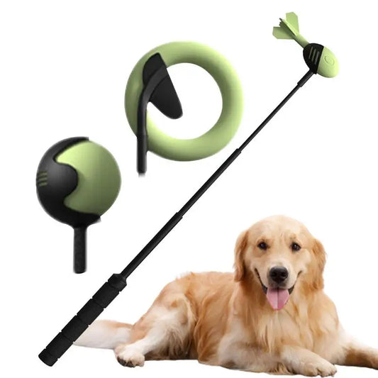 Pet Tennis Ball Launcher – Hand Stick Throwing Toy for Dogs