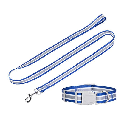 Rainbow Dog Rope Large Medium And Small, Traction Rope Snap On Pet Collar