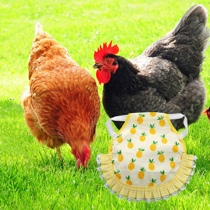 1pcs Farm Hen Feather Retainer Chicken Saddle Strap Apron Double Back Protector