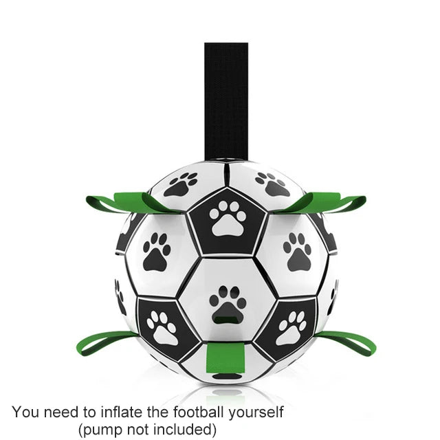 Dog Toy Interactive Pet Football Toys with Grab Tabs