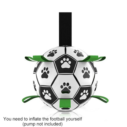 Dog Toy Interactive Pet Football Toys with Grab Tabs