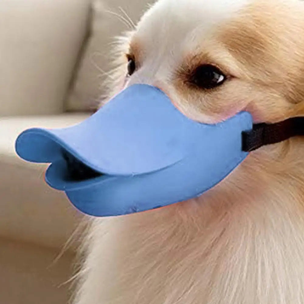 Silicone Duck Muzzle Mask  Anti Bite Stop Barking