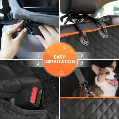 Dog Car Seat Cover 100% Waterproof  Hammock Back Seat Cover