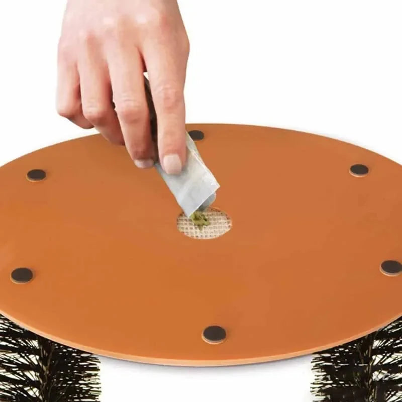 Cat Toy Arch Self Groom Feline with A Massage Brush