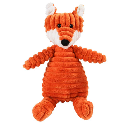 Dog Molar Toy Vent Training Corduroy Monkey Pig Voice Tooth Cleaning