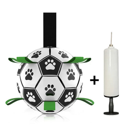 Dog Toy Interactive Pet Football Toys with Grab Tabs