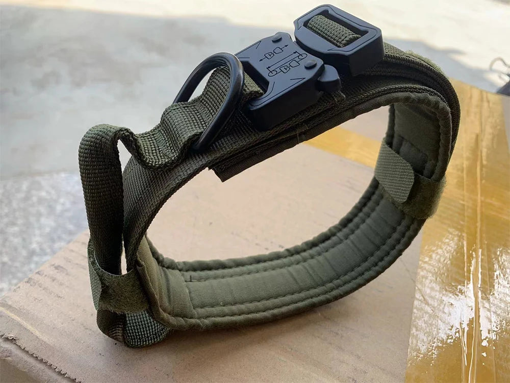 Adjustable Tactical Dog Collar And Leash Set