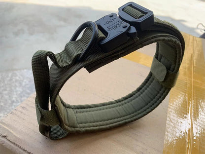 Adjustable Tactical Dog Collar And Leash Set