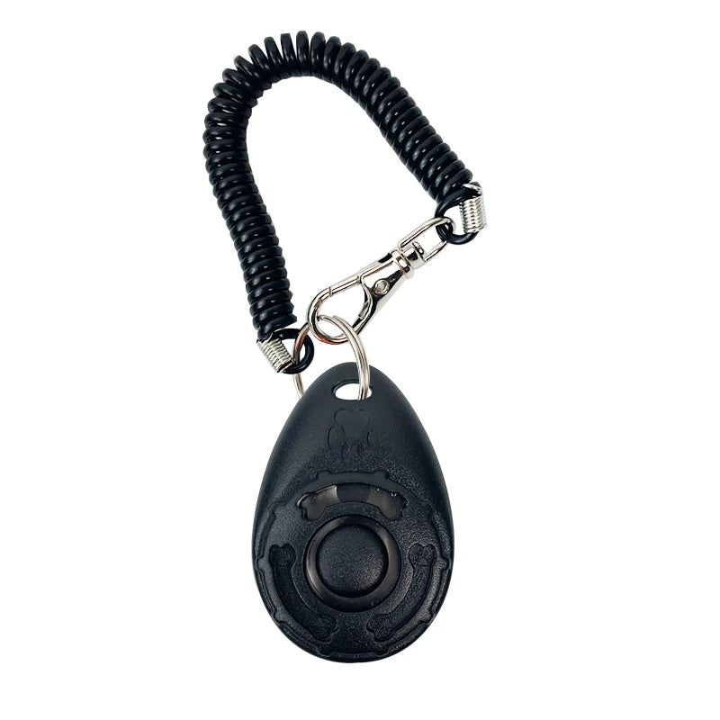 Dog Training Clicker with Adjustable Wrist Strap – Loud Sound Key Chain