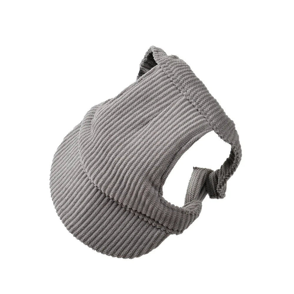 Cute Hat for Cats Dogs Adjustable  Baseball Cap With Ear Hole