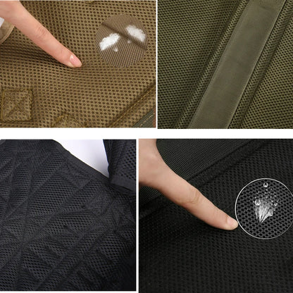 Collage of close-up images showing texture and durability of a product.