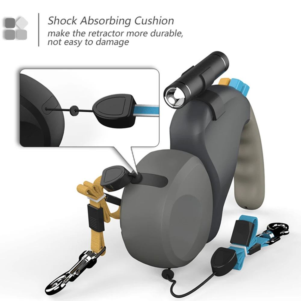 Walk 2 Dogs Retractable Leash