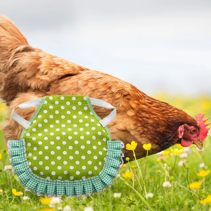 1pcs Farm Hen Feather Retainer Chicken Saddle Strap Apron Double Back Protector