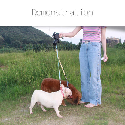 Walk 2 Dogs Retractable Leash