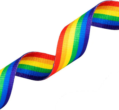 Rainbow Dog Rope Large Medium And Small, Traction Rope Snap On Pet Collar
