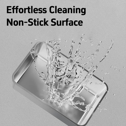Stainless Steel Cat Litter Box with Flip Cover