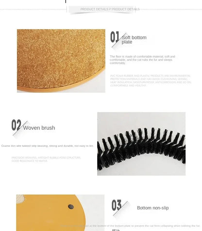Cat Toy Arch Self Groom Feline with A Massage Brush